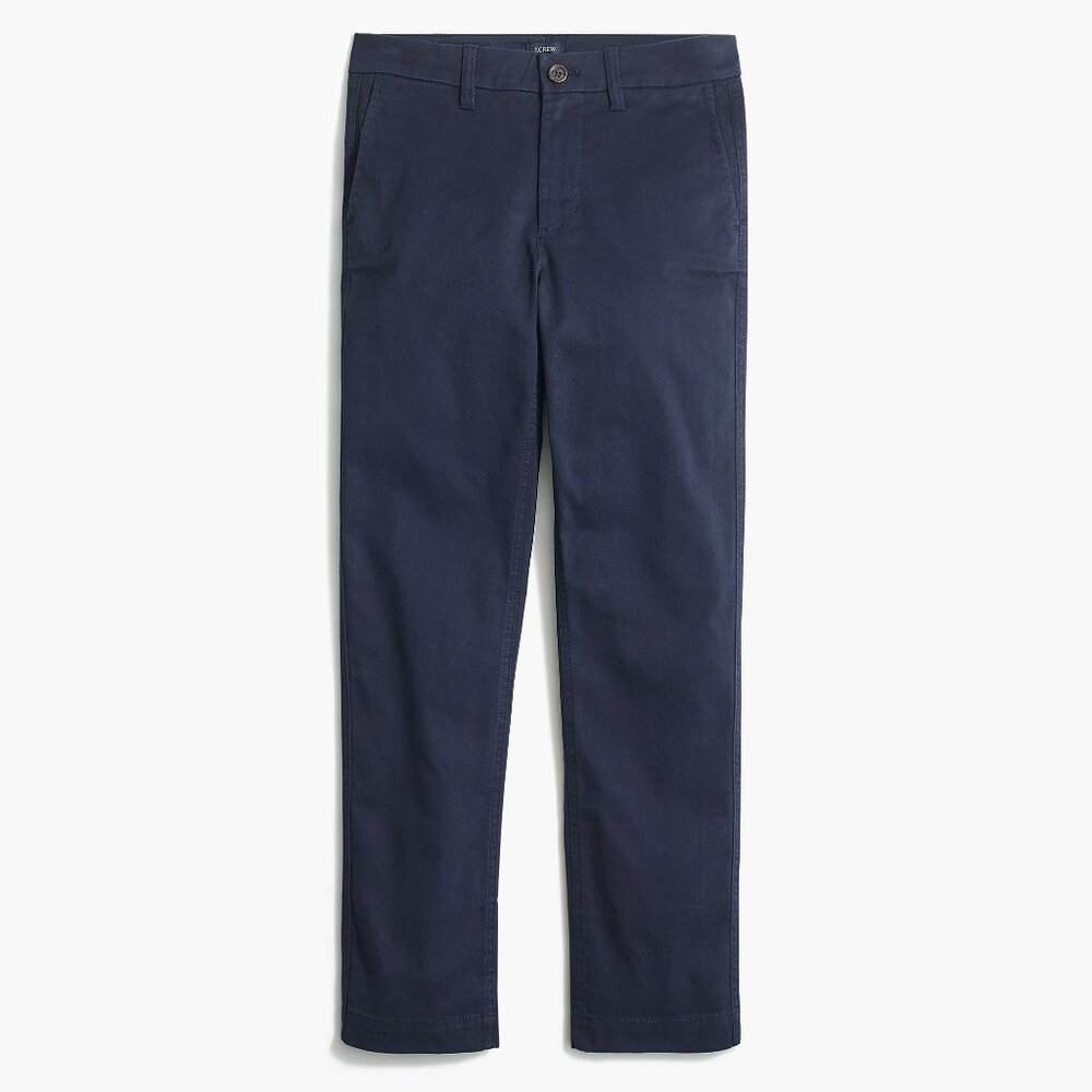 NWT J. Crew Womens Size2 Plus 20 or 22 Navy High Rise Girlfriend Chino Pant NEW